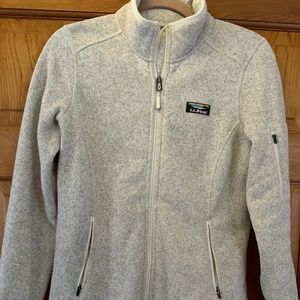LLBean Sweater Fleece Jacket, Small